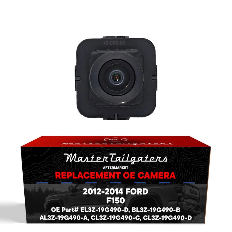 Master Tailgaters Replacement for Ford F150 (2012-2014) Backup Camera OE Part # EL3Z-19G490-D, BL3Z-19G490-B, AL3Z-19G490-A, CL3Z-19G490-C, CL3Z-19G490-D - Image 1